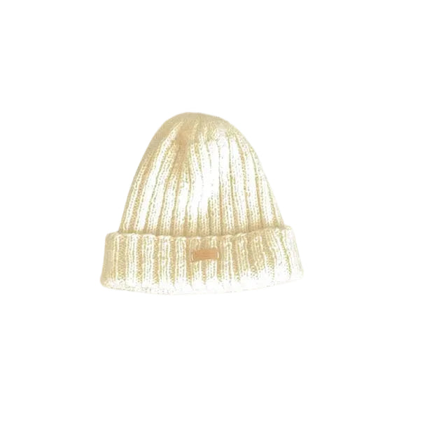 Luonnonvalkoinen pipo matala